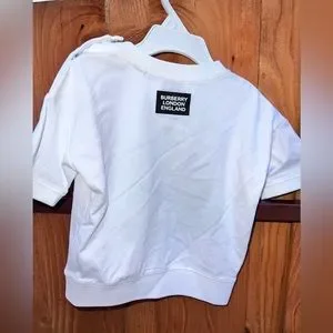 BURBERRY バーバリー Tシャツ半袖 I AM A UNICORNロゴ Burberry - I Am A Unicorn T-Shirt in White Burberry